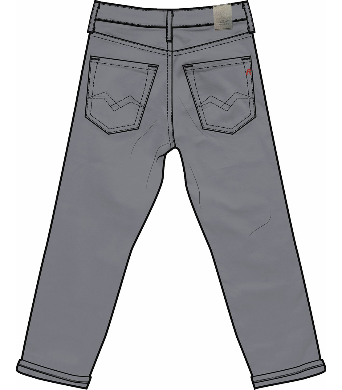 ボーイズ デニムパンツ 詳細画像 グレー 2